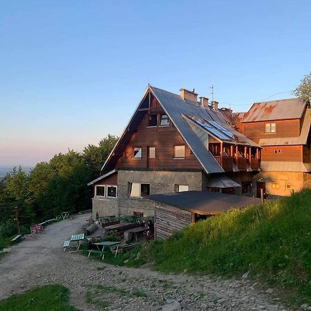 Schronisko Gorskie Pttk Na Jaworzynie Krynickiej กรินีซา ดรอยจ์ ภายนอก รูปภาพ