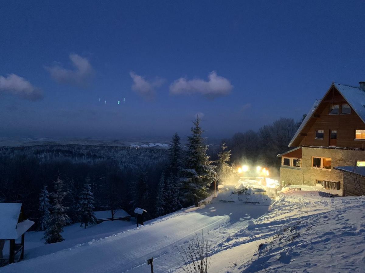 Schronisko Gorskie Pttk Na Jaworzynie Krynickiej กรินีซา ดรอยจ์ ภายนอก รูปภาพ